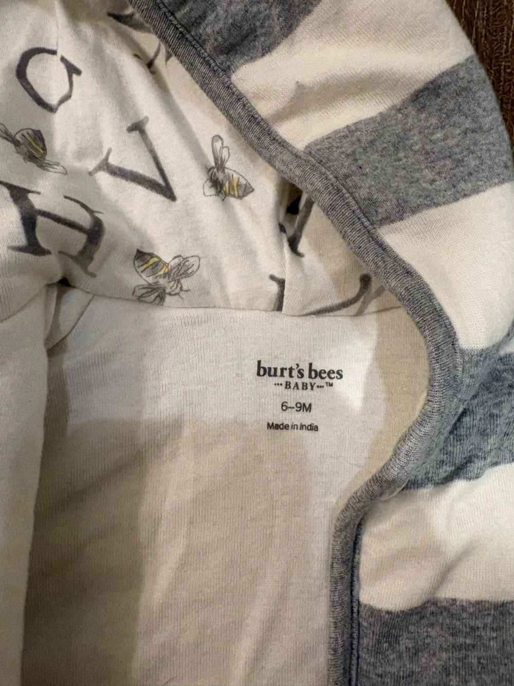 Burts Bees Baby snap closure